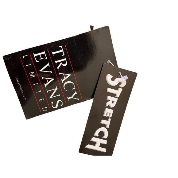 NWT Tracy Evans Gray Pants with Zippers (Size 5) - Picture 4 of 4